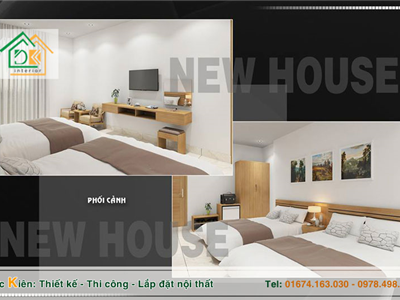 Thiết kế nội thất phòng ngủ khách sạn ấn tượng tại Cát Bà Green IsLand